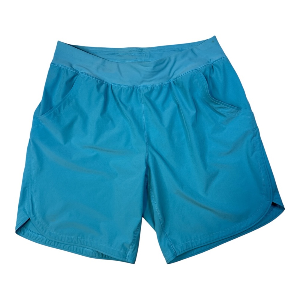 Lands’ End Women’s 16W Aqua Blue Active Shorts